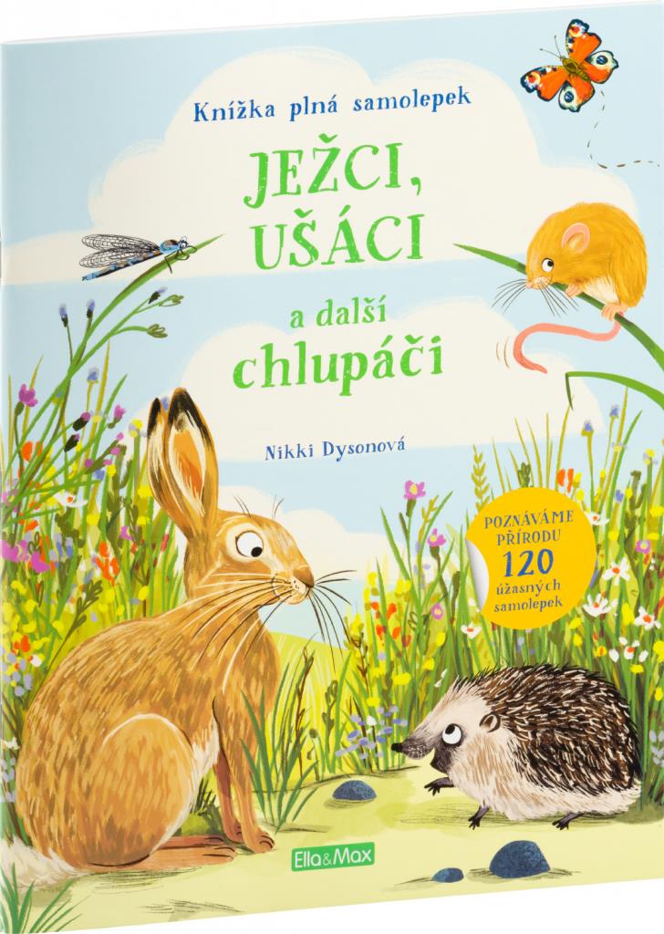 Ježci, ušáci a další chlupáči:samolepek