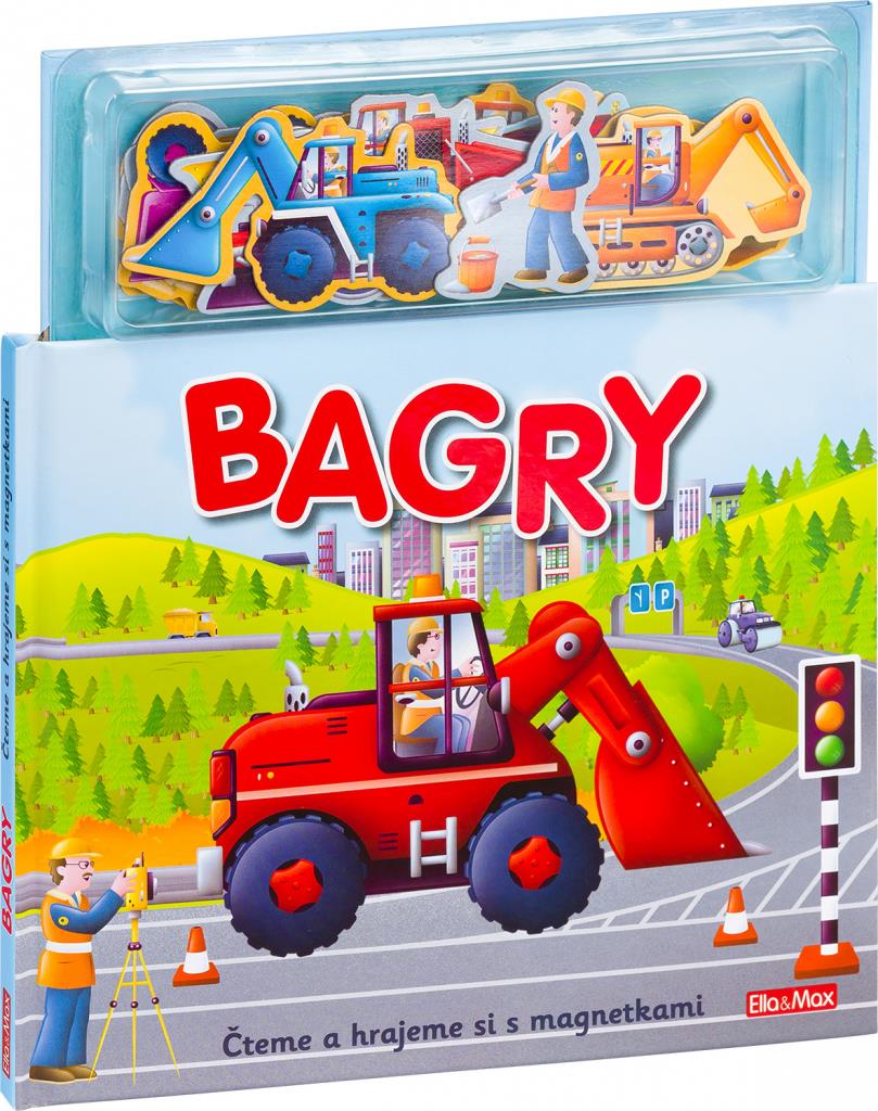 Bagry: Knížka s magnetkami