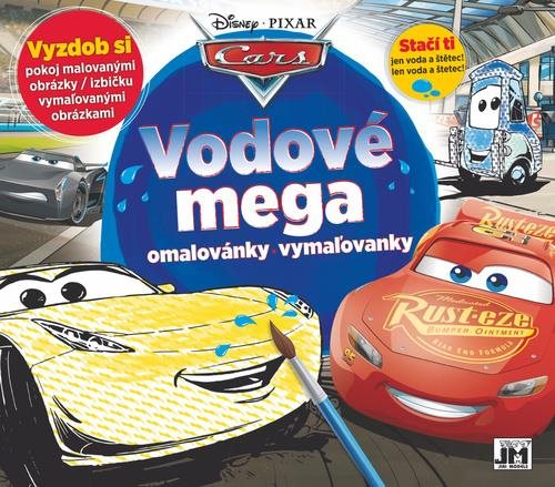 Vodové mega maľovánky Autá