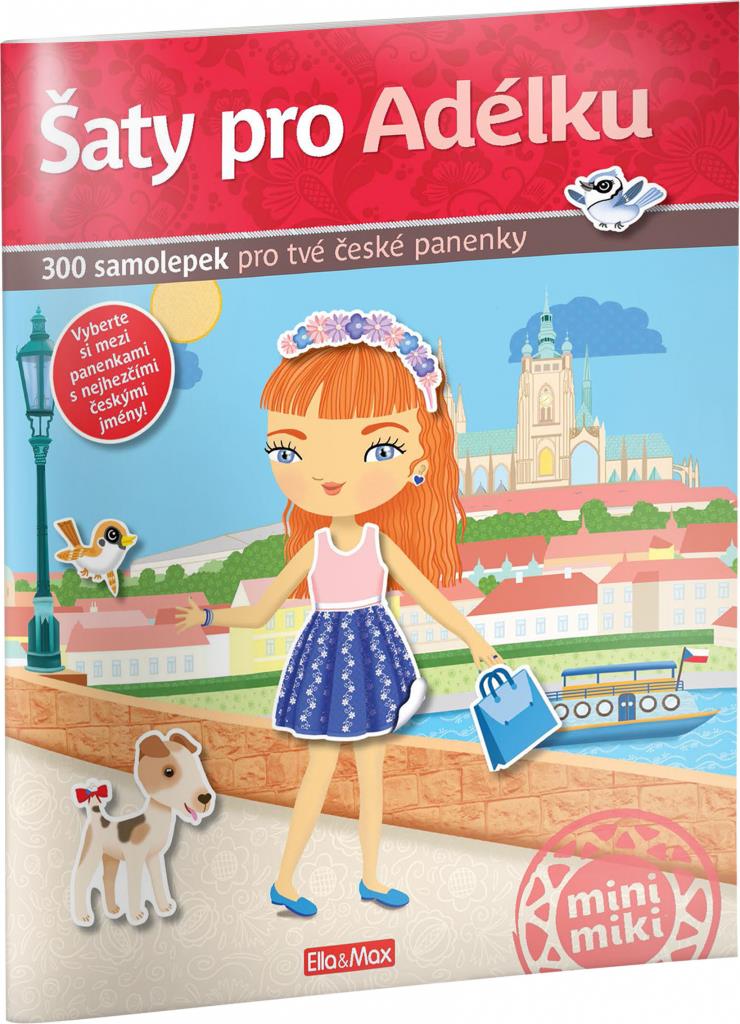 Šaty pre Adelku: 300 samolepiek pre tvoje české bábiky
