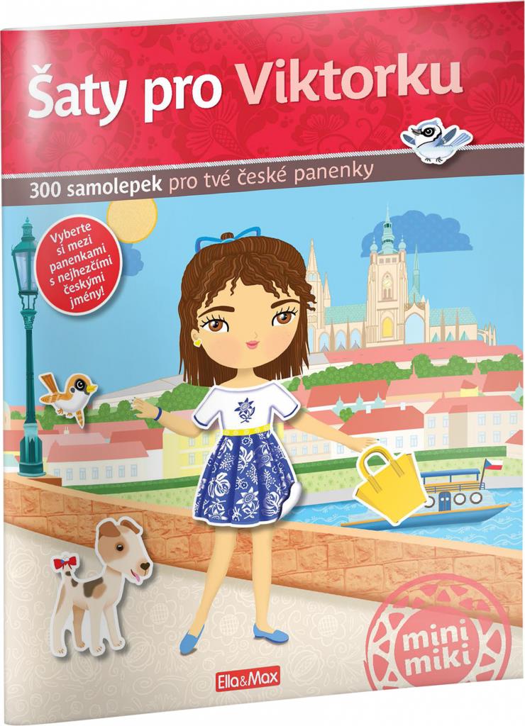 Šaty pro Viktorku: 300 samolepek pro tvé české panenky