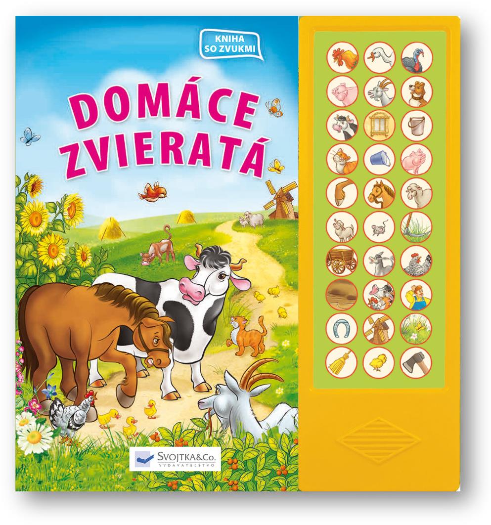 Domáce zvieratá: kniha so zvukmi