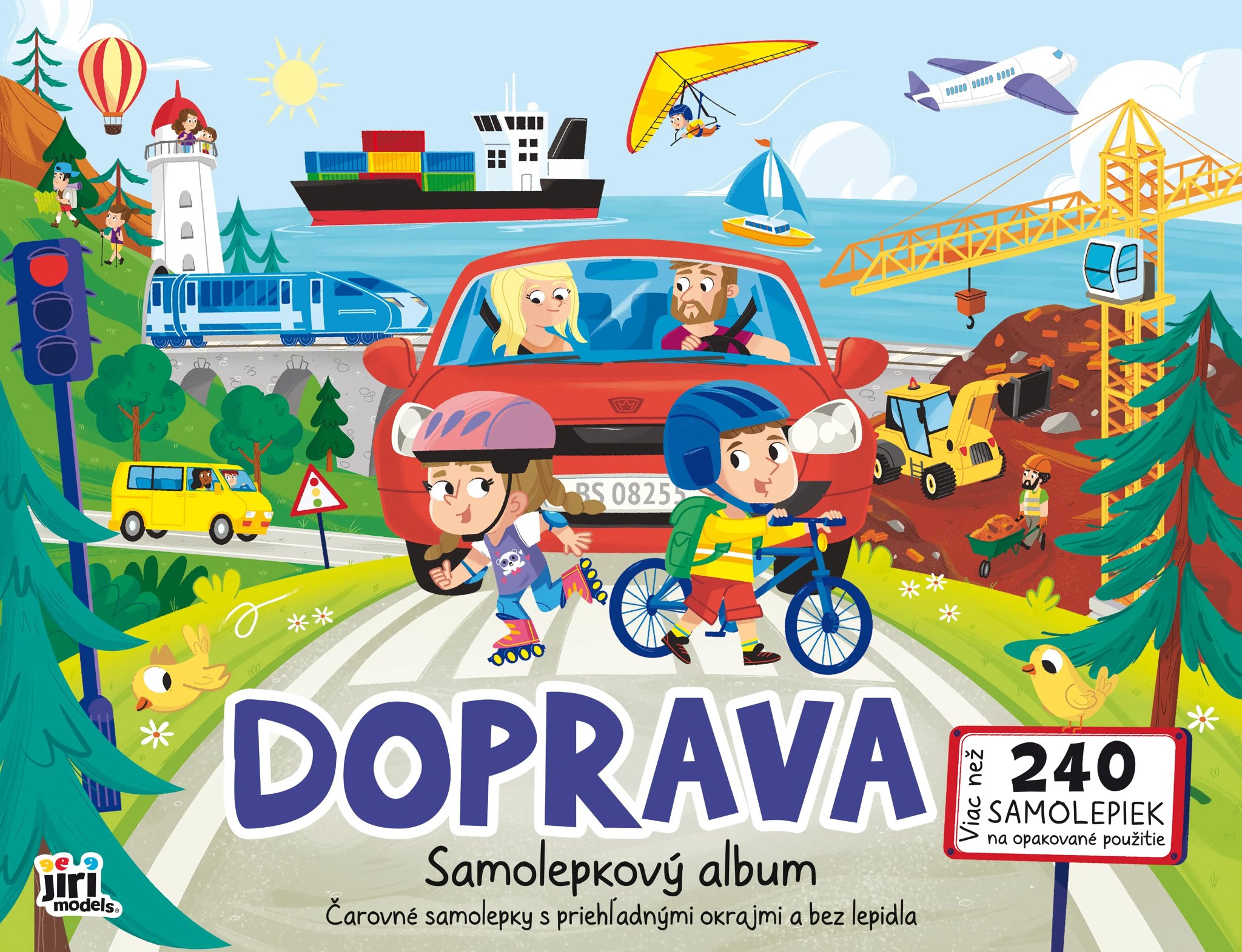 Zabávaj sa a nalepuj zas a znovu! Doprava