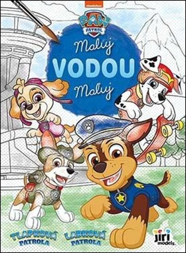 Maľuj vodou Labková patrola