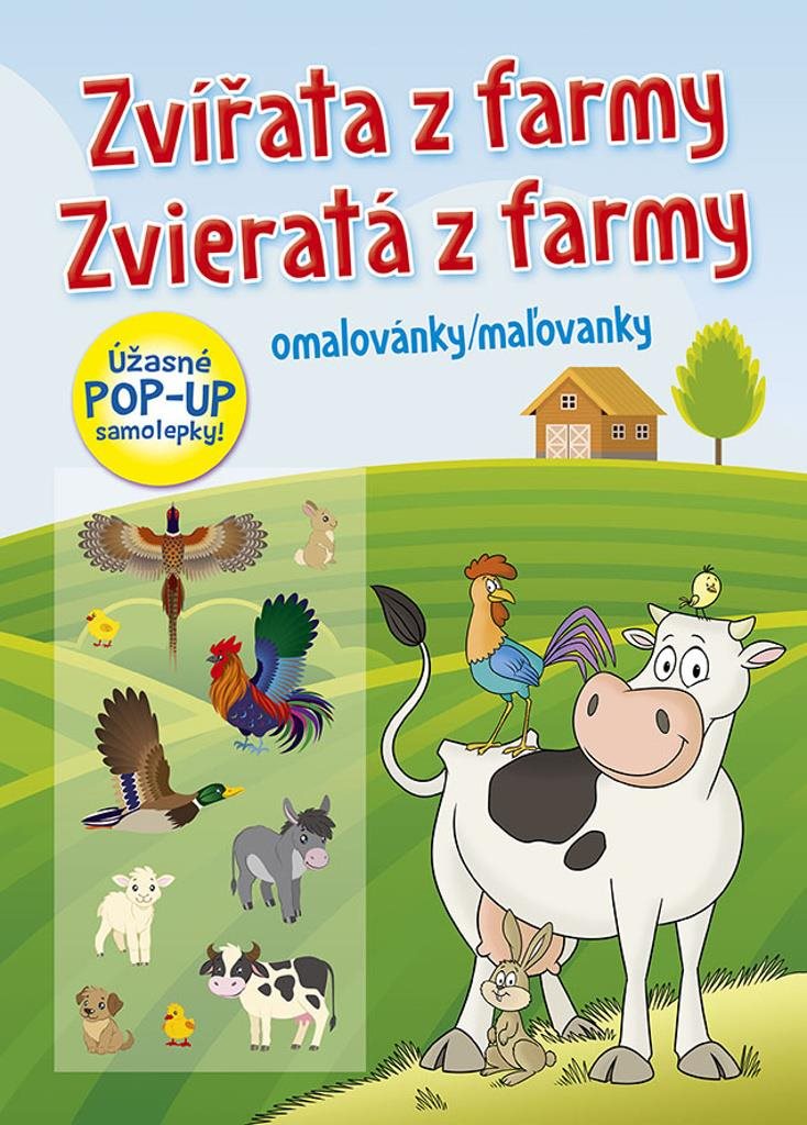 Zvířata z farmy / Zvieratá z farmy: Omalovánky/Maľovanky