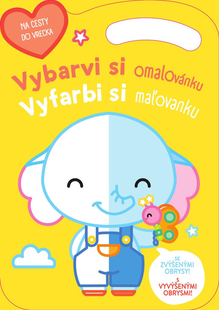 Vybarvi si omalovánku Slon: Vyfarbi si maľovanku Sloník