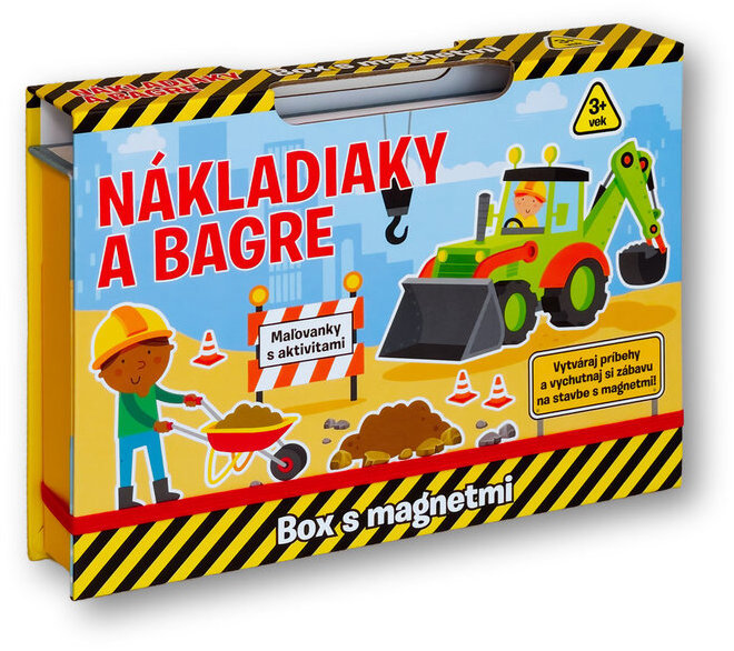 Nákladiaky a bagre: Maľovanky s aktivitami