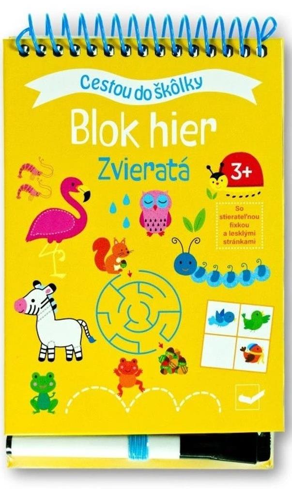 Cestou do škôlky Blok hier Zvieratá 3+