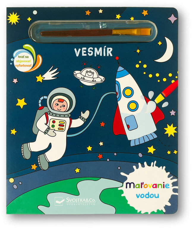Maľovanie vodou Vesmír