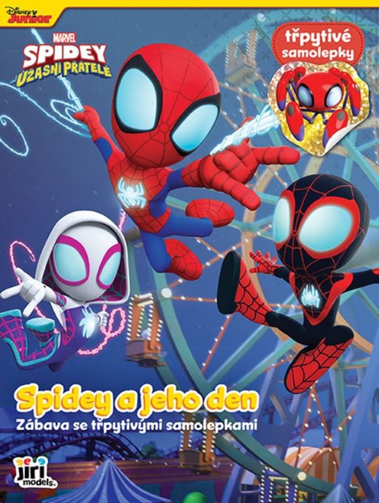 Zábava s trblietavými samolepkami Spidey