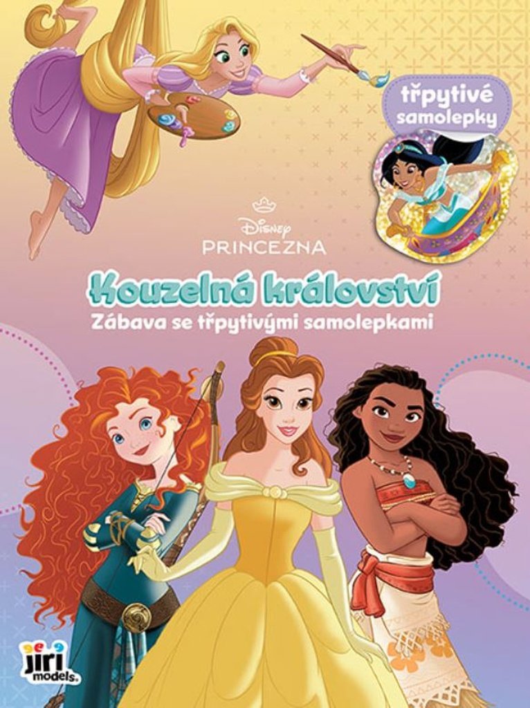 Zábava s trblietavými samolepkami Disney Princezné