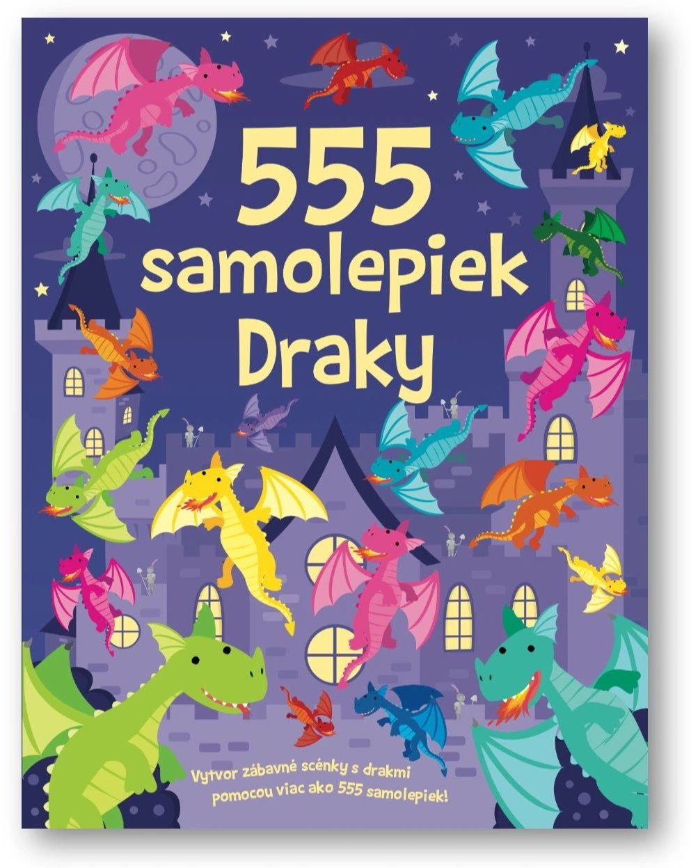 555 samolepiek Draky