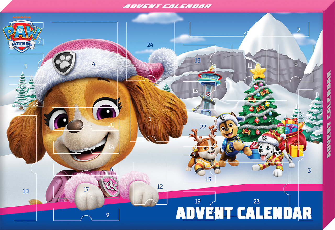 Adventný kalendár Tlapková patrola dievčatá (slovensky)