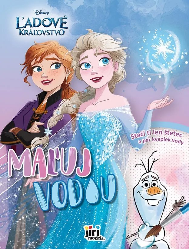 Maľuj vodou A4 Ľadové kráľovstvo