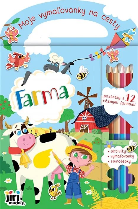 Moje maľovanky na cesty Farma