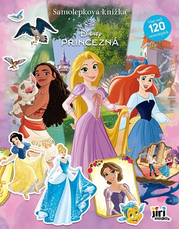 Samolepková knižka Disney Princezné