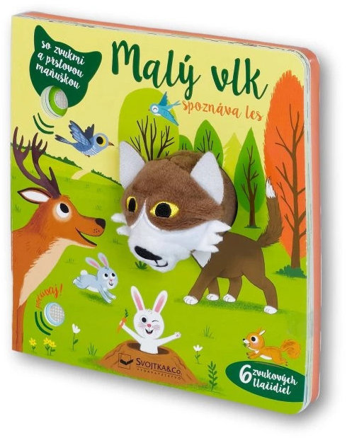 Malý vlk spoznáva les: so zvukmi a prstovou maňuškou