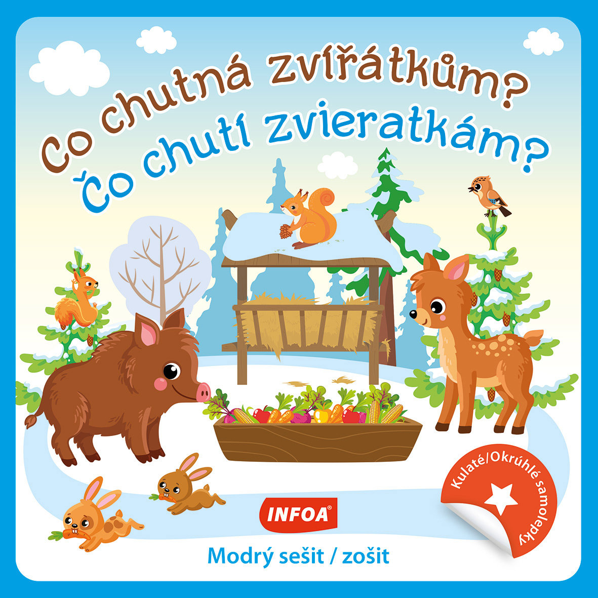 Co chutná zvířátkům?/Čo chutí zvieratkám?: modrý sešit/zošit