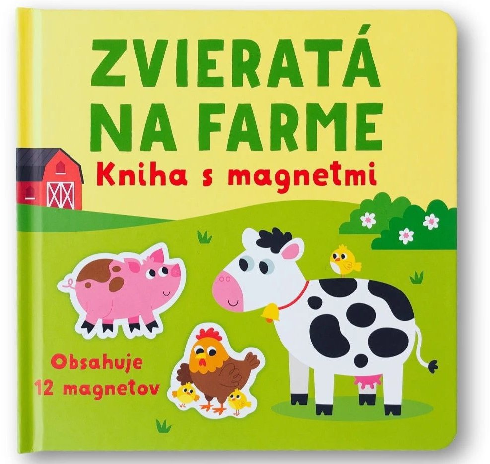 Zvieratá na farme: Kniha s magnetmi