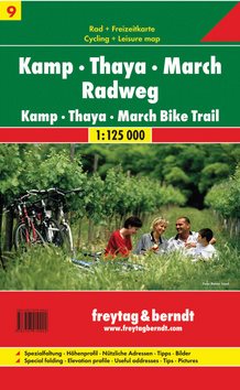 Cykloturistika Kamp-Thaya-March Radweg 1: 125 000