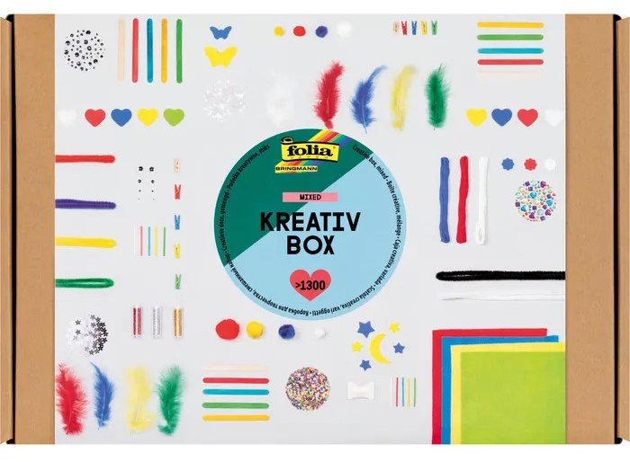 FOLIA Kreativ Box Mix, 1300 dílů