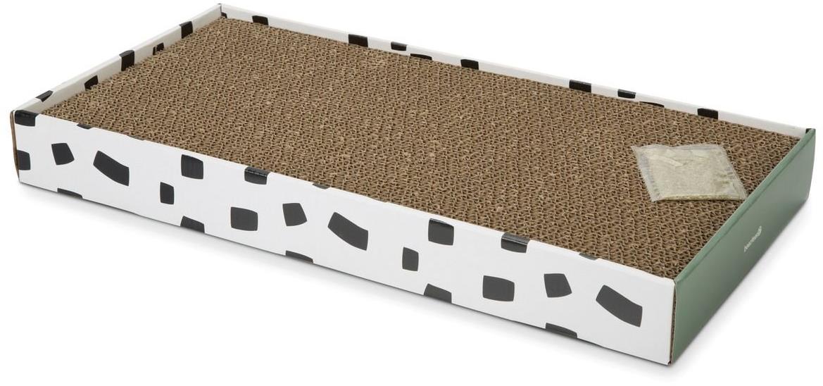 Beeztees Škrabadlo pre mačky kartónové JIXY 47 × 24 × 4,5 cm