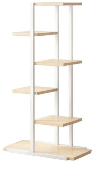 Flamenco Mystique Stojan na kvety 113 × 60 × 20 cm, bielo-hnedý