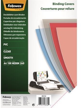 FELLOWES A4 transparentný 240 mikrónov