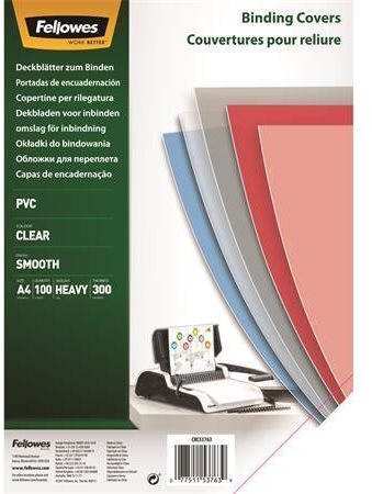 FELLOWES A4 transparentný 300 mikrónov