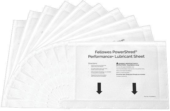 Fellowes PowerShred Performance+ na skartovacie stroje, čistiaci, 10 ks