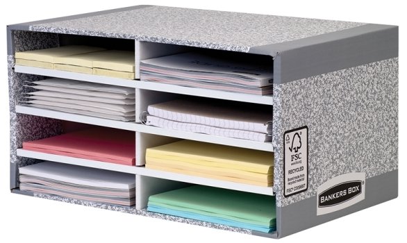 Fellowes Bankers Box, 8 priehradiek