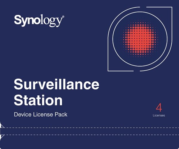 Synology NAS 4 licencia na ďalšie IP kamery do Surveillance Station
