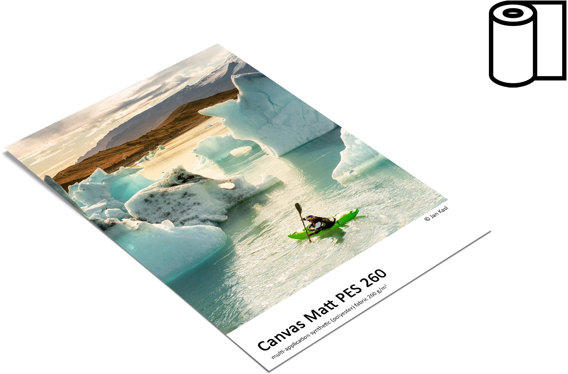 FOMEI Canvas Matt PES 260, fotoplátno - matná polyesterová textília, rolka (šírka 61 cm, návin 30 m) 2