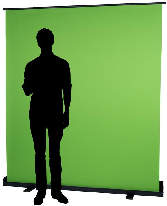 FOMEI Roll-up skladacie fotopozadie 180 × 200 cm Chromagreen/zelená