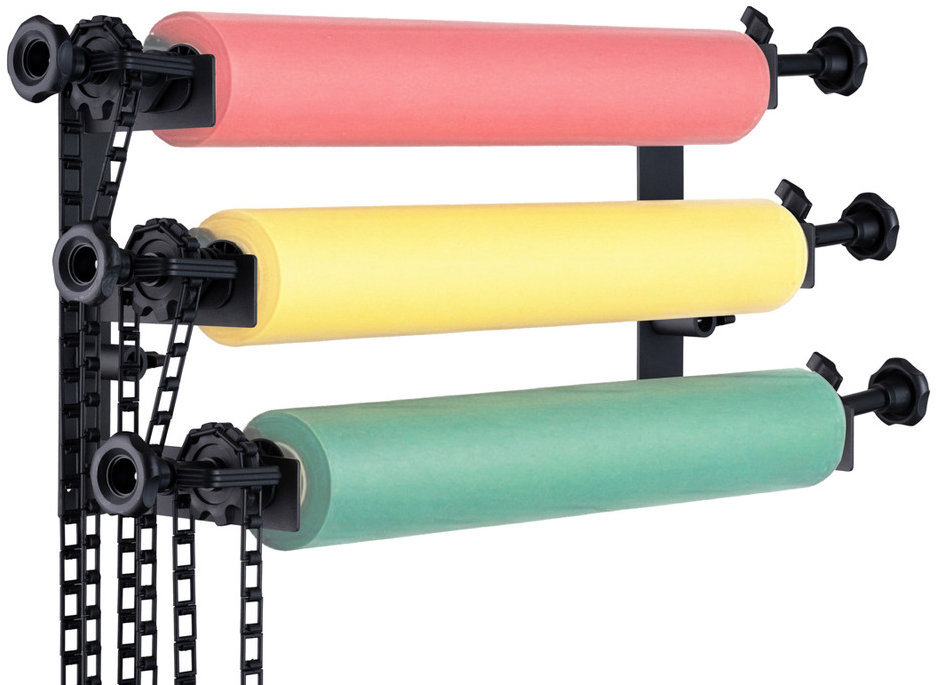 Fomei B-3W, kit na 3 kotúče fotopozadia s reťazou, brzdou a hákmi