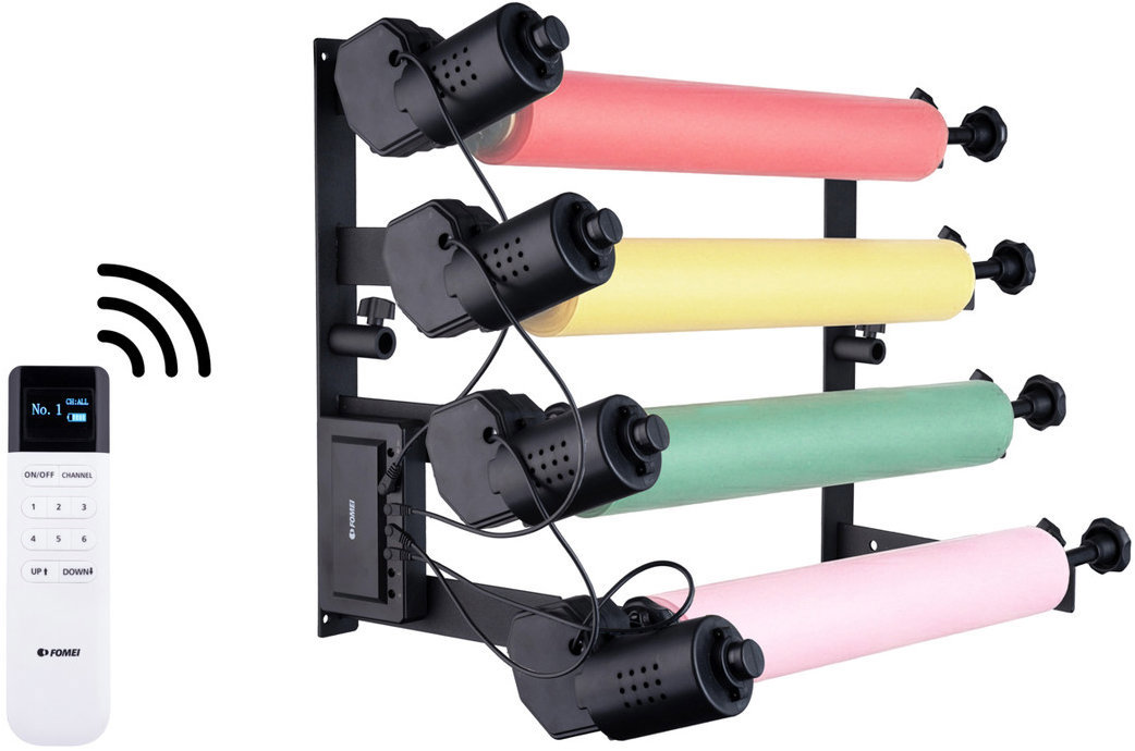 Fomei B-4WM, motorový kit na 4 kotúče fotopozadia s diaľkovým ovládaním