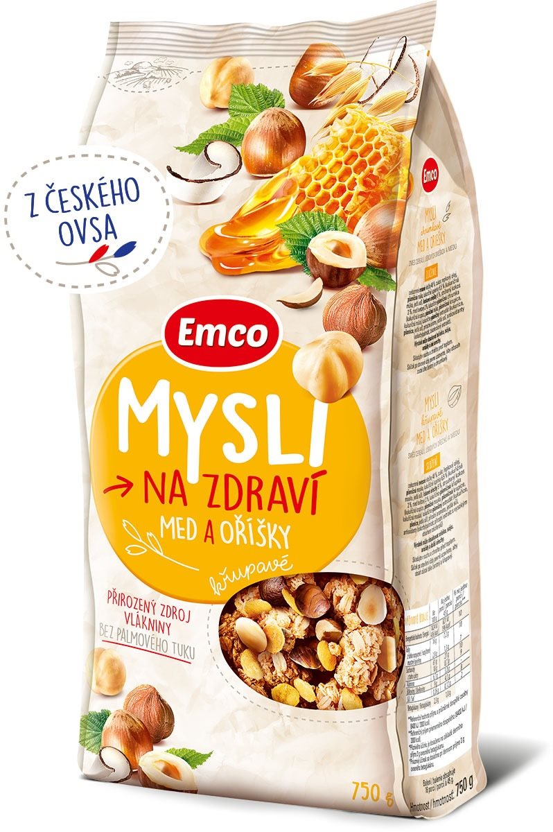 Emco Mysli med/ořrchy 750 g