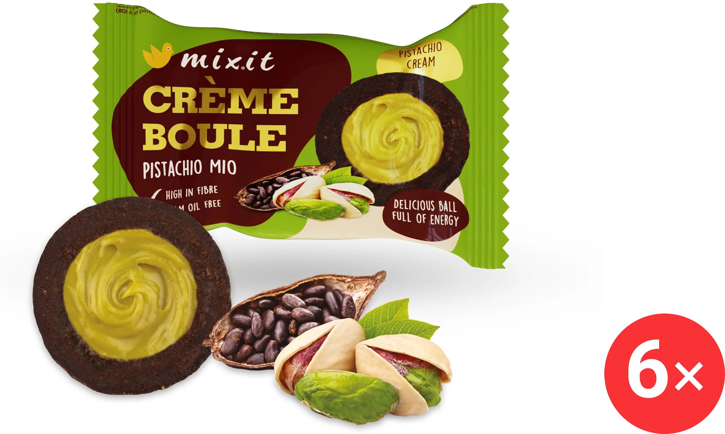 Mixit Créme boule – Pistachio Mio 6× 30 g