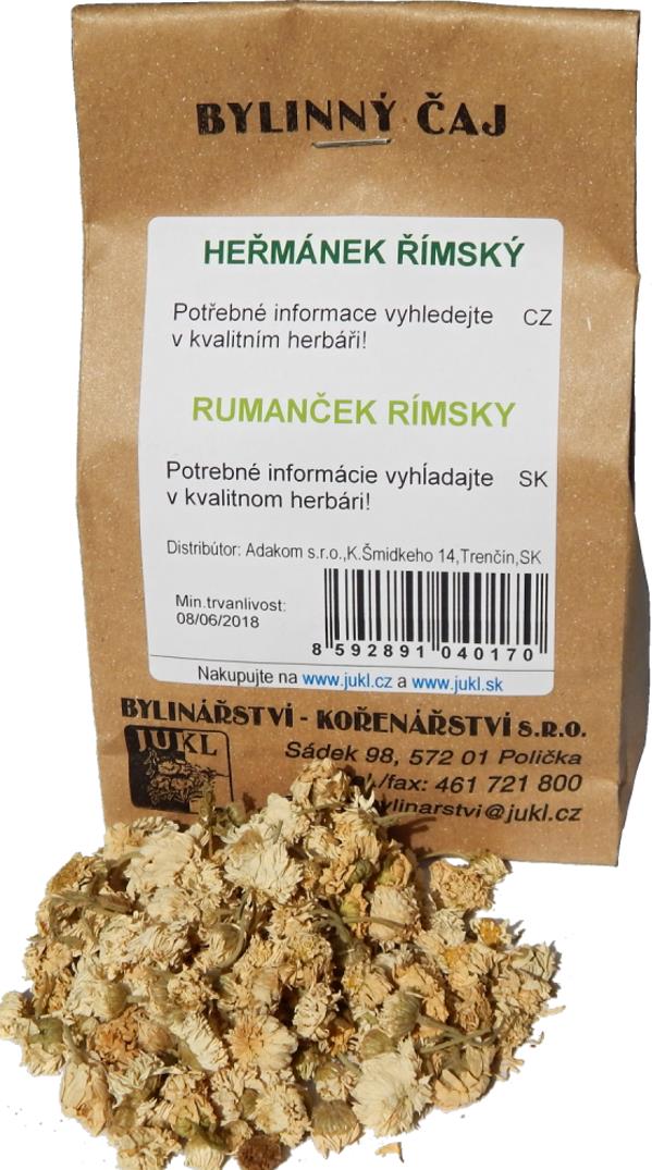 Jukel Bylinný čaj Harmanček rímsky 30 g