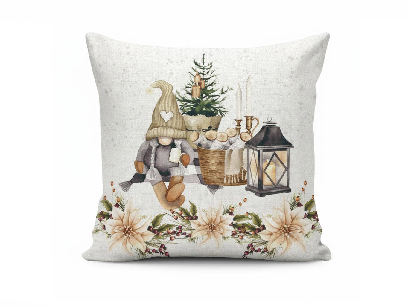 Forbyt Škriatok s lampášom CYH6060C 40 × 40 cm, vianočné