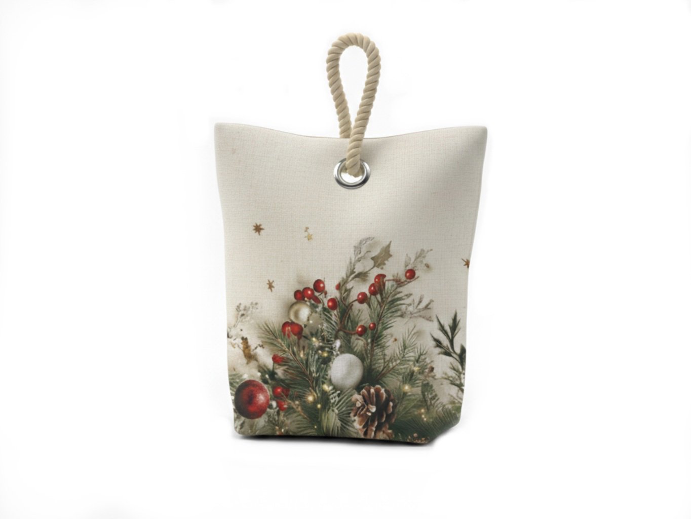 Forbyt Vianočná dverná zarážka Cezmína CYH6024GC, 22 × 23 cm