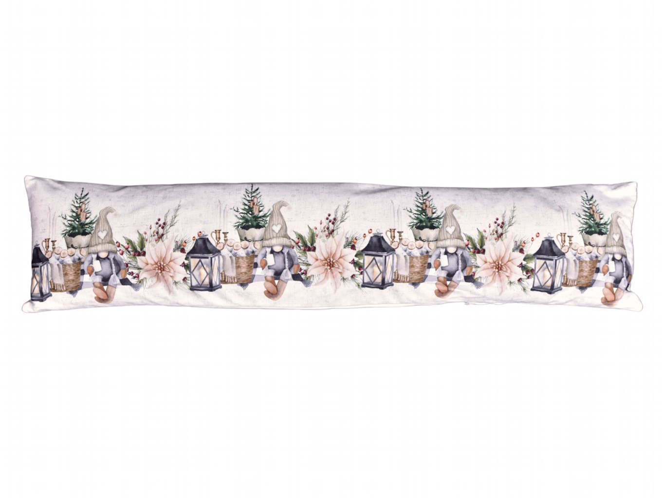 Forbyt CYH6060C Vianočný okenný vankúš 20 × 85 cm, Škriatok s lampášom