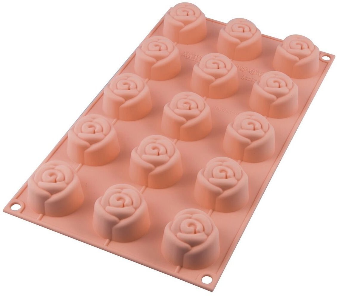 Silikomart Silikónová forma na pečenie Small Rose 15