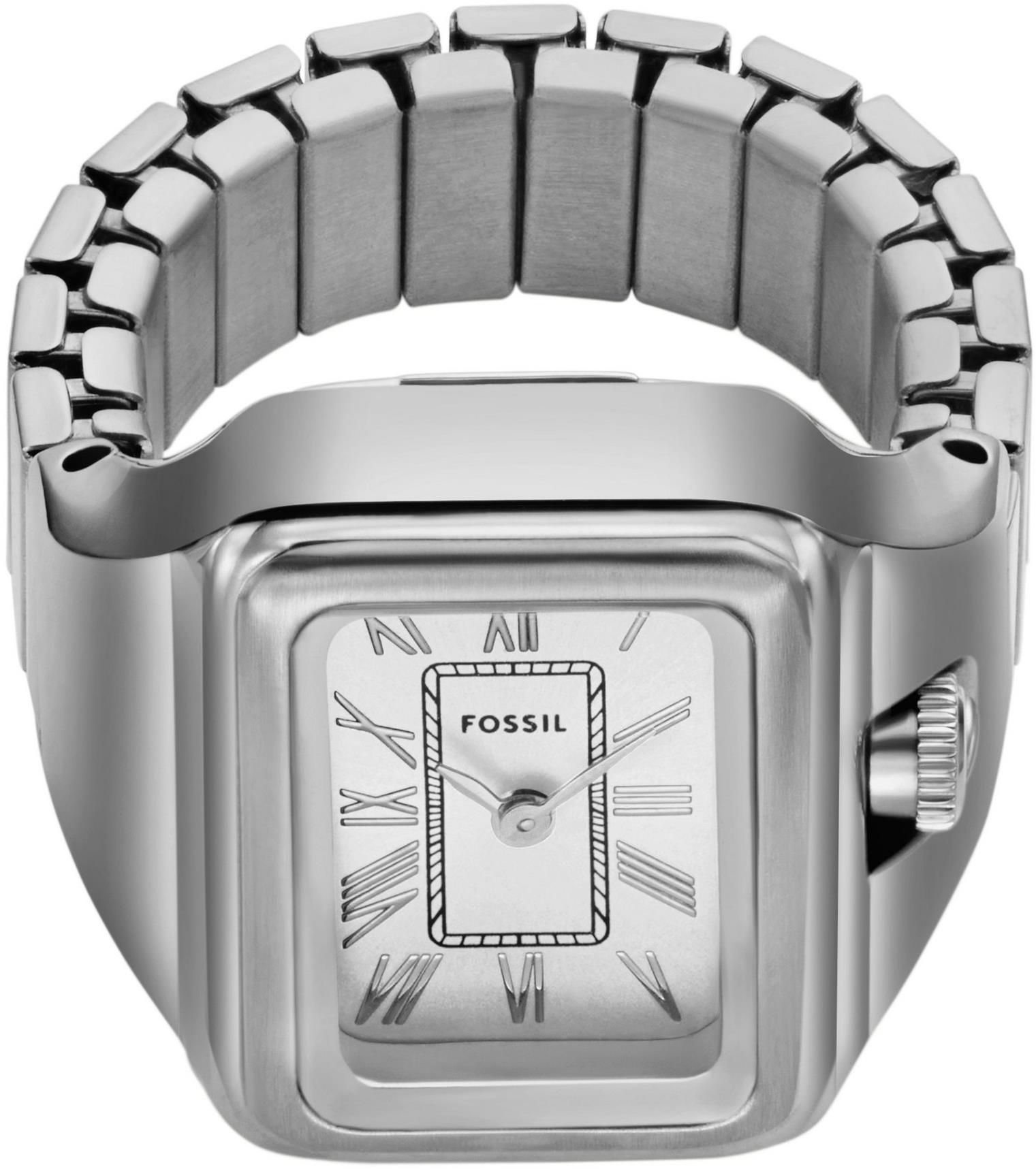 Fossil Raquel Watch Ring dámske hodinky hranaté prsteň ES5344