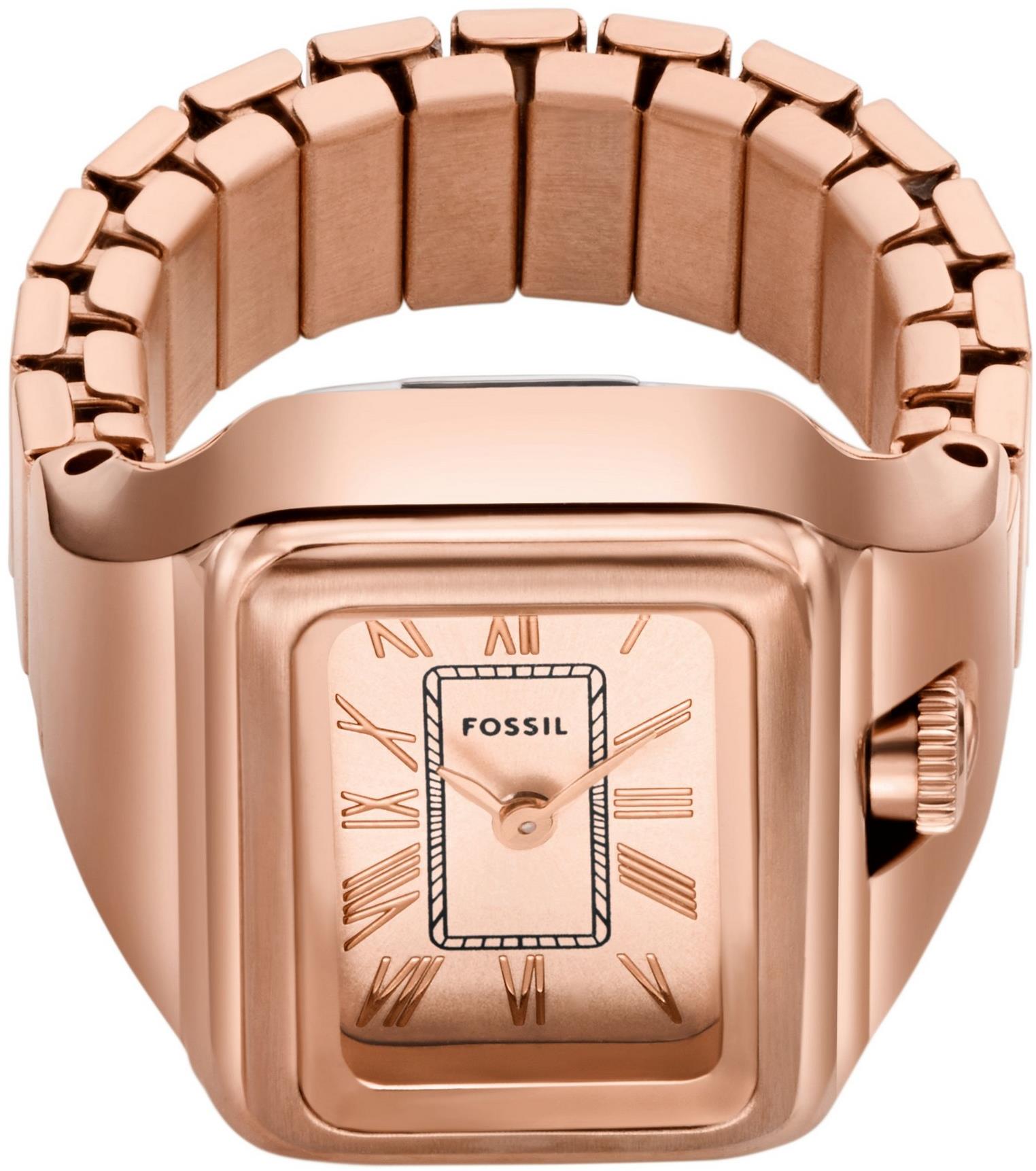 Fossil Raquel Watch Ring dámske hodinky hranaté prsteň ES5345