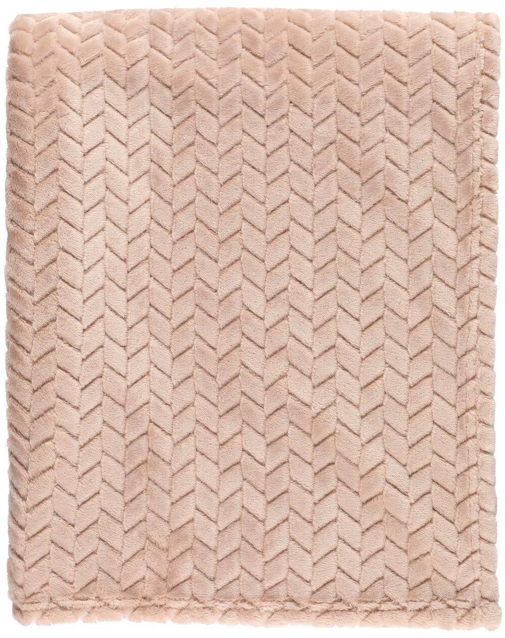 4Living Flísová deka Mila, 125 × 150 cm, béžová