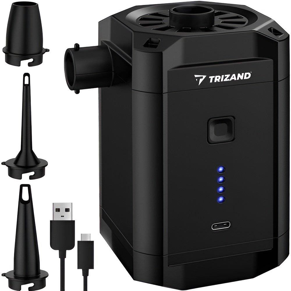 Trizand 20790 Elektrická bezdrôtová pumpa pre matrace USB, 5000 mAh