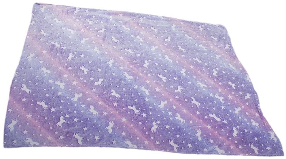 Verk Svietiaca deka Soft Dreams Stars, 150 × 180 cm fialová