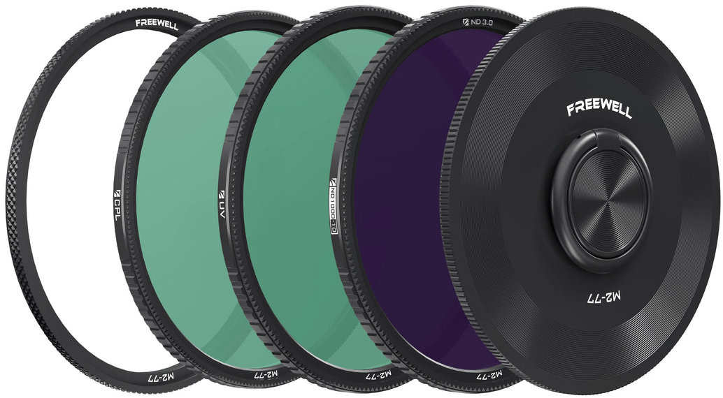 FREEWELL 77mm M2 Magnetic Quick Swap 3-Pack Filter