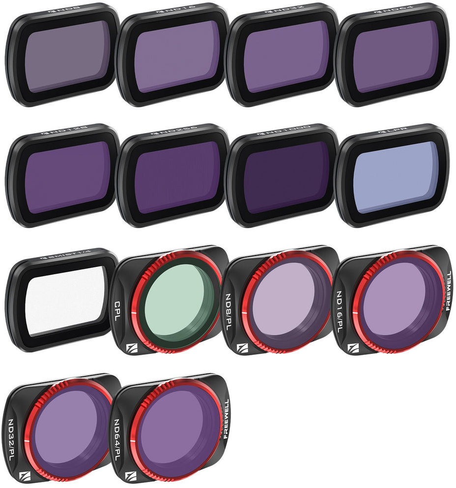 FREEWELL Osmo Pocket 3 Filters - Mega Kit -14Pack